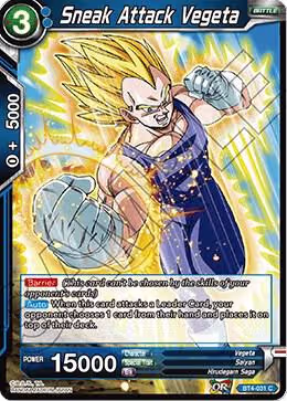 Sneak Attack Vegeta (BT4-031), Colossal Warfare — DB Super card price