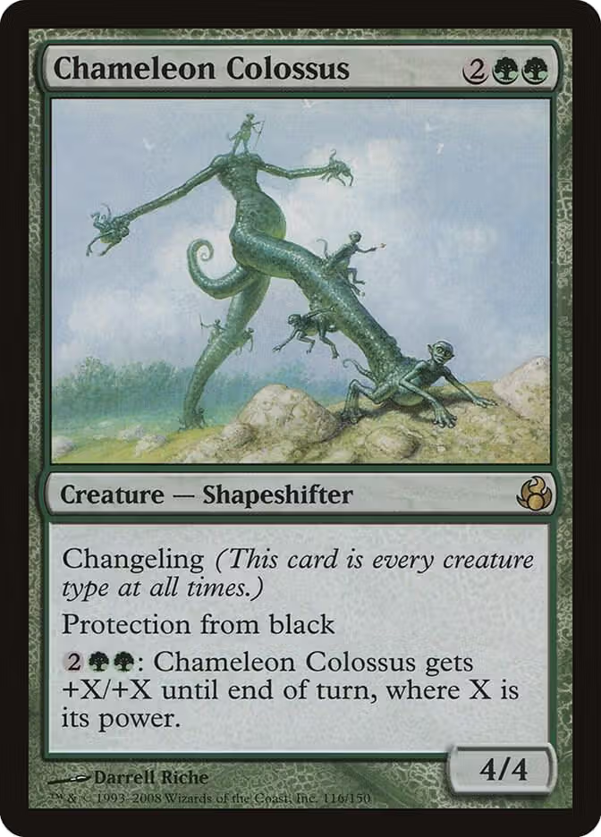 Chameleon Colossus (116), Morningtide — Magic card price
