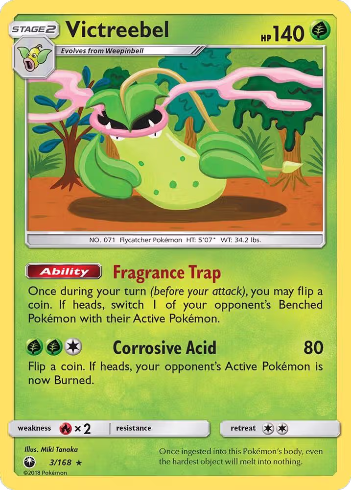 Victreebel (3/168), SM - Celestial Storm — Pokémon card price