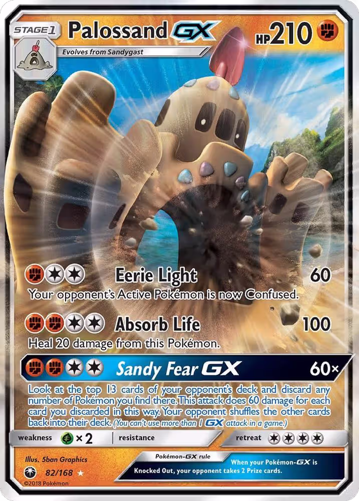 Palossand GX (82/168), SM - Celestial Storm — Pokémon card price