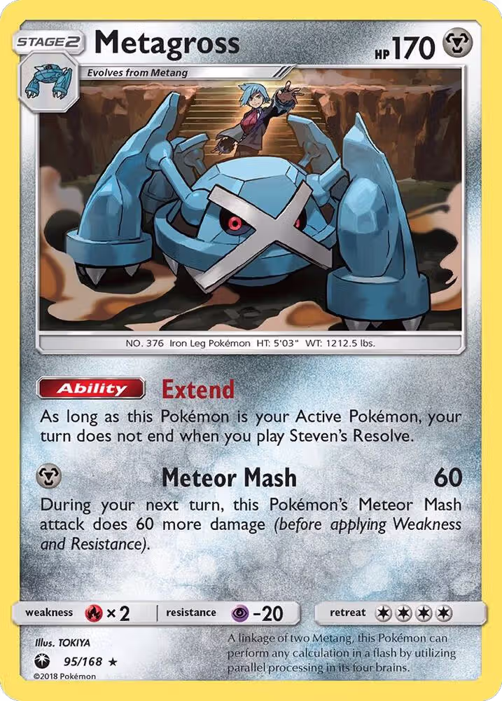 Metagross (95/168), SM - Celestial Storm — Pokémon card price