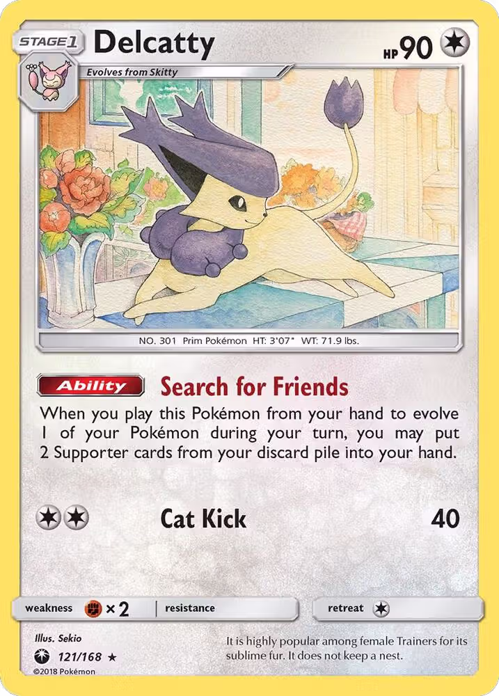 Delcatty (121/168), SM - Celestial Storm — Pokémon card price