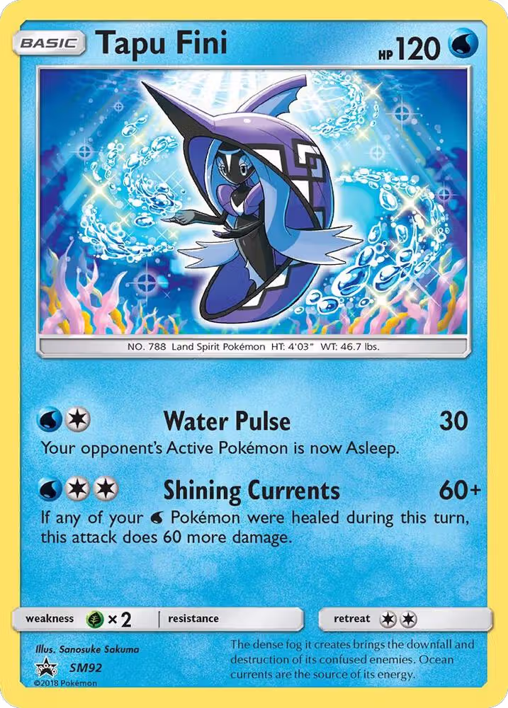 Tapu Fini - SM92 (SM92), SM Promos — Pokémon card price