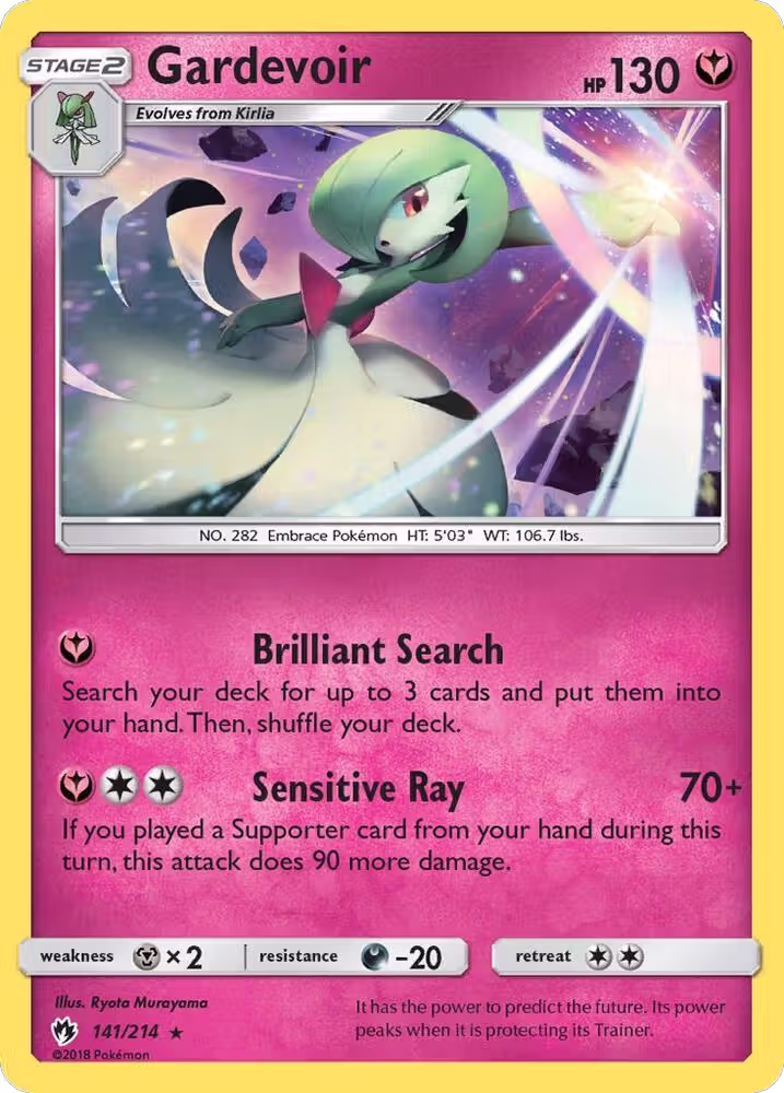 Gardevoir (141/214), SM - Lost Thunder — Pokémon card price