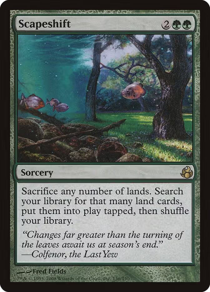 Scapeshift (136), Morningtide — Magic card price