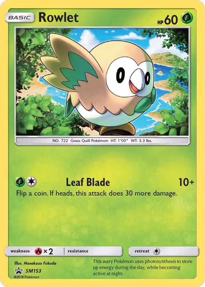 Rowlet - SM153 (SM153), SM Promos — Pokémon card price
