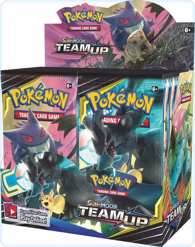 Team Up Booster Box, SM - Team Up — Pokémon sealed product price