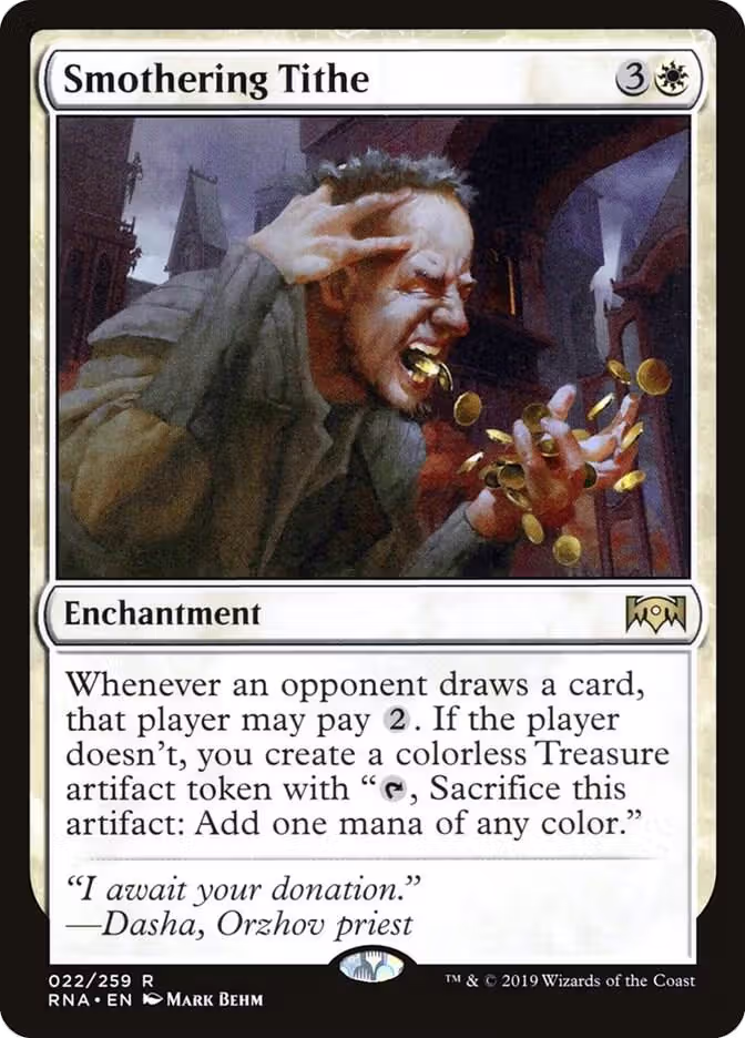 Smothering Tithe (22), Ravnica Allegiance — Magic card price