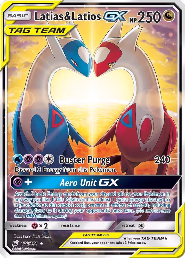 Latias & Latios GX (Alternate Full Art) — one of the most expensive Pokémon cards