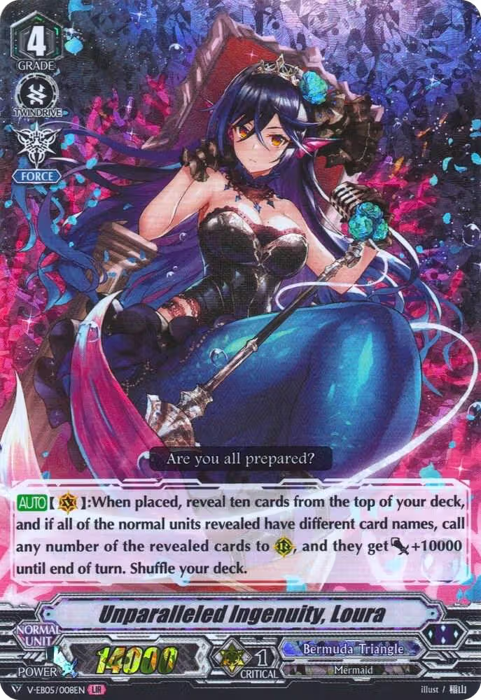 Unparalleled Ingenuity, Loura (V-EB05/008EN), V-EB05: Primary Melody — Vanguard card price