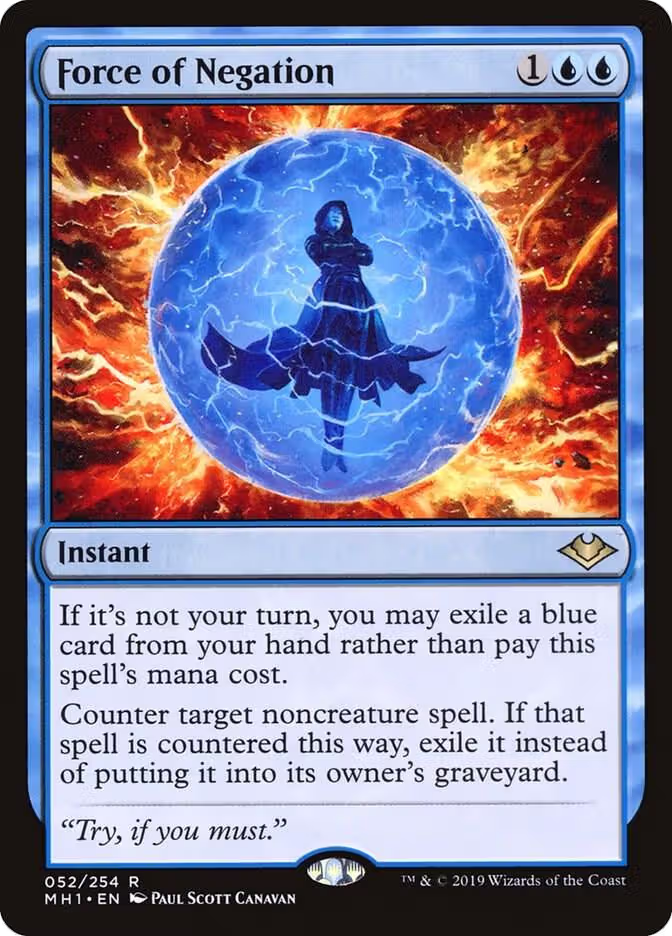Force of Negation (52), Modern Horizons — Magic card price
