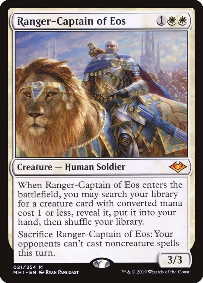 Ranger-Captain of Eos (21), Modern Horizons — Magic card price