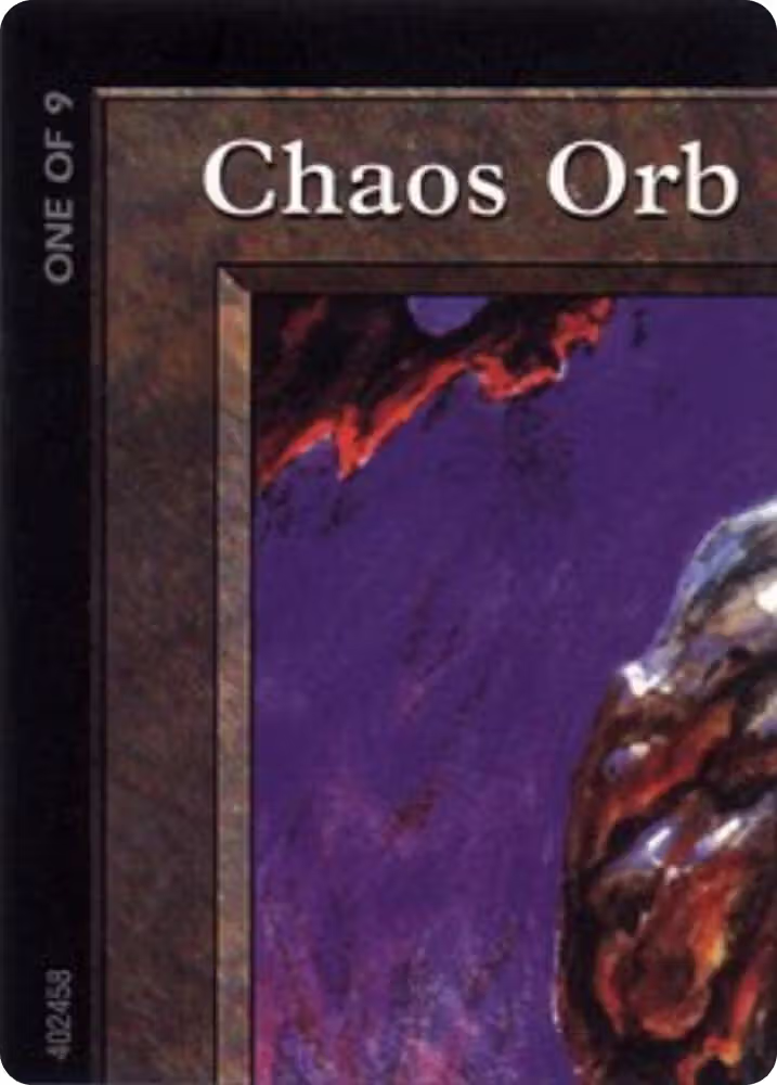 Chaos Orb (1 of 9) (Ultra Pro Puzzle Quest) (1), Media Promos — Magic card price