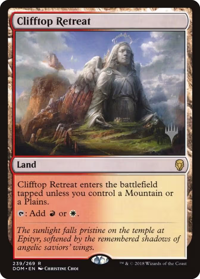 Clifftop Retreat (239), Promo Pack: Core Set 2020 — Magic card price
