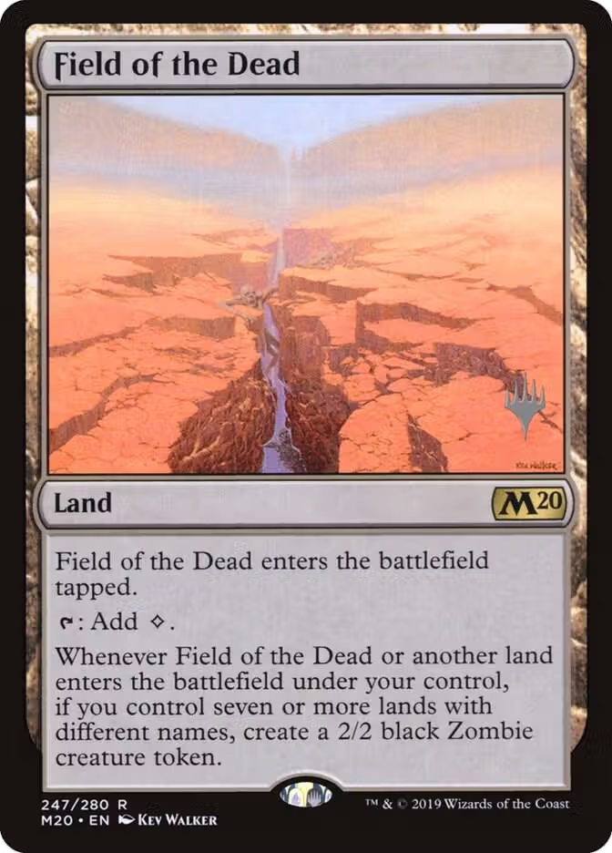 Field of the Dead (247), Promo Pack: Core Set 2020 — Magic card price