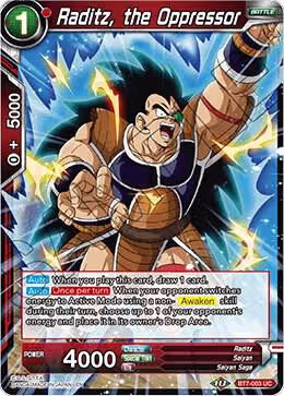 Raditz, the Oppressor (BT7-003), Assault of the Saiyans — DB Super card price