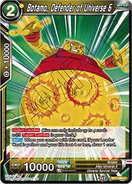 Botamo, Defender of Universe 6 (BT7-088), Assault of the Saiyans — DB Super card price