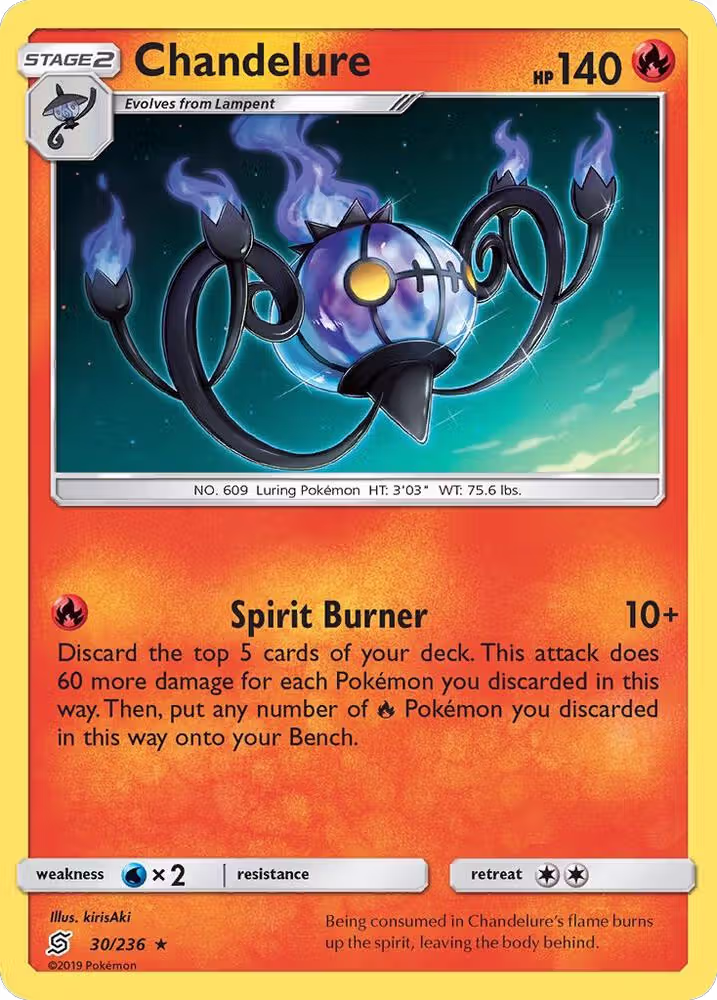 Chandelure (30/236), SM - Unified Minds — Pokémon card price