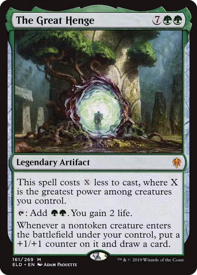 The Great Henge (161), Throne of Eldraine — Magic card price