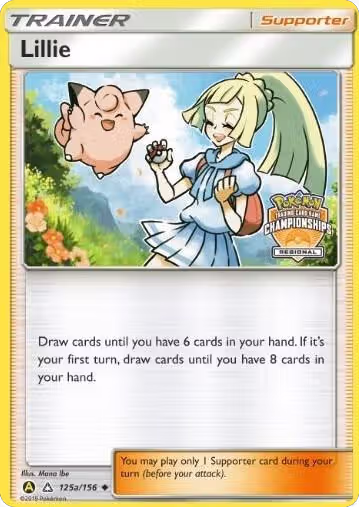 Lillie - 125a/156 (Regional Championships) (125a/156), League & Championship Cards — Pokémon card price