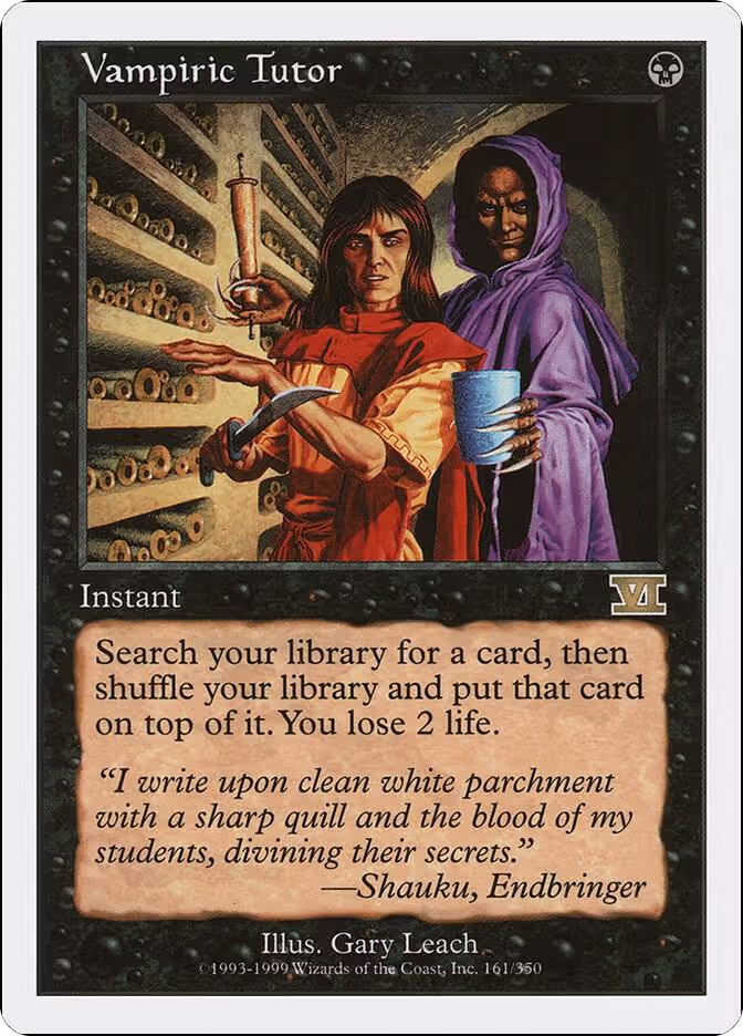 Vampiric Tutor (161), Classic Sixth Edition — Magic card price