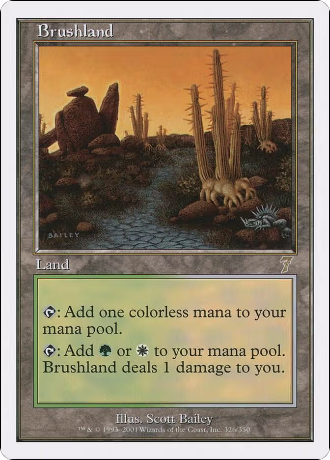 Brushland (326), 7th Edition — Magic card price