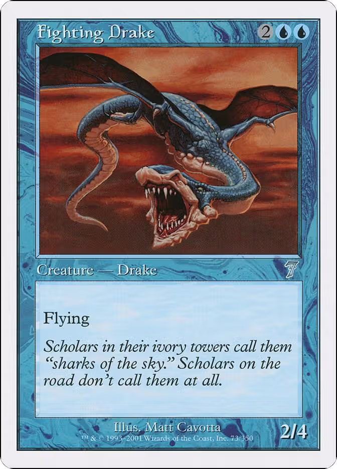 Fighting Drake (73), 7th Edition — Magic card price