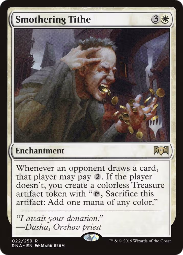Smothering Tithe (22), Promo Pack: Throne of Eldraine — Magic card price