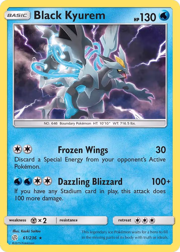 Black Kyurem (61/236), SM - Cosmic Eclipse — Pokémon card price