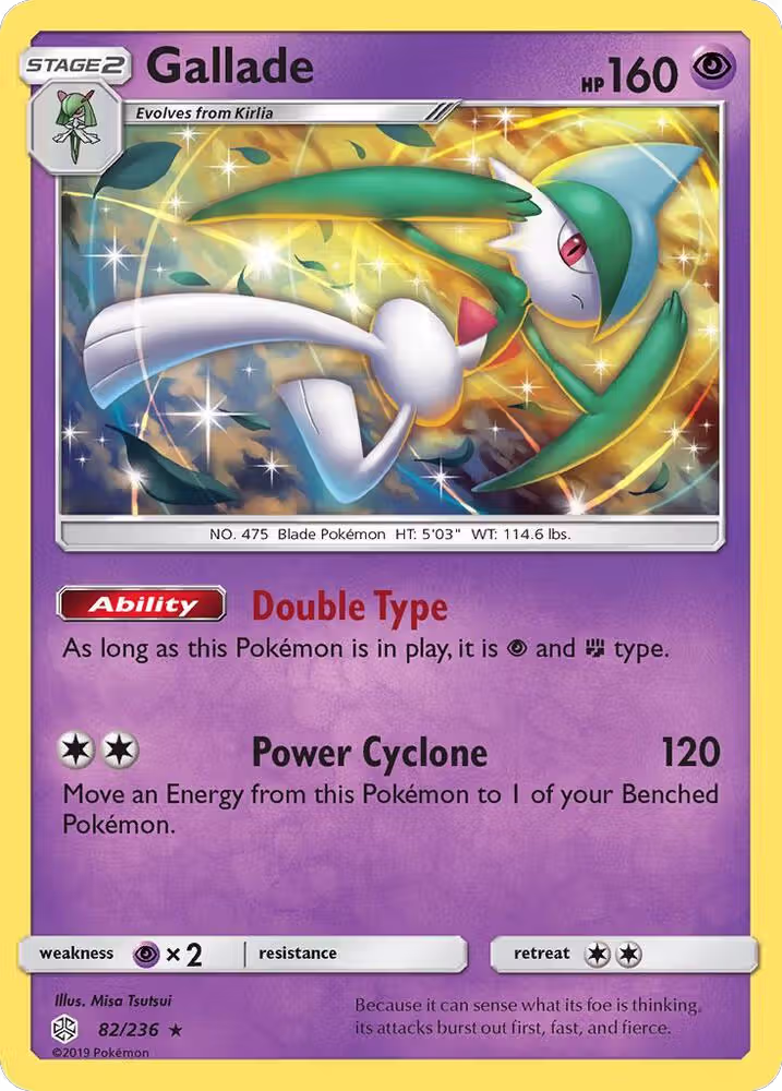 Gallade (82/236), SM - Cosmic Eclipse — Pokémon card price