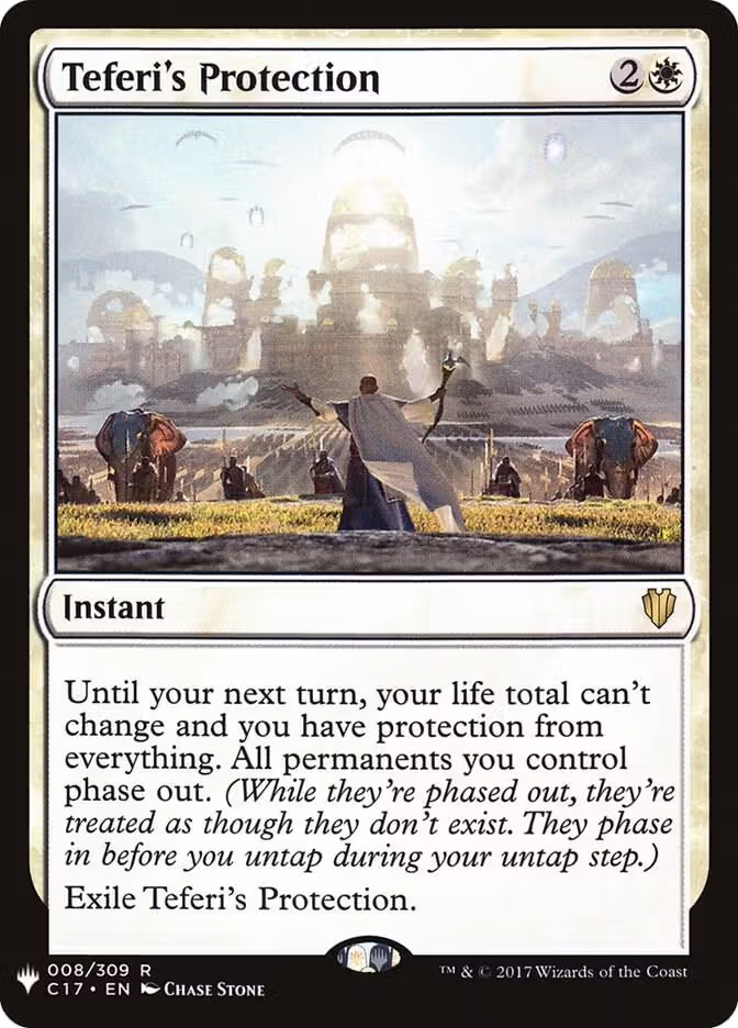 Teferi's Protection (8), The List Reprints — Magic card price
