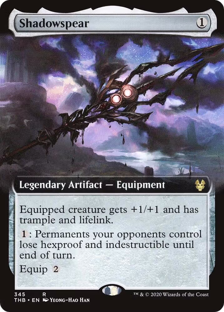 Shadowspear (Extended Art) (345), Theros Beyond Death — Magic card price
