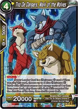 Trio De Dangers, Mark of the Wolves (BT9-065), Universal Onslaught — DB Super card price