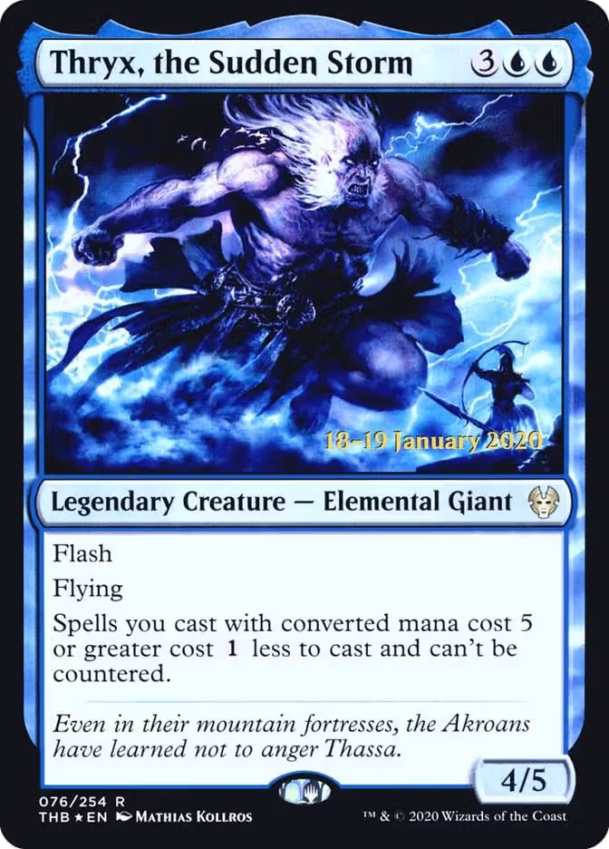 Thryx, the Sudden Storm (76), Prerelease Cards — Magic card price