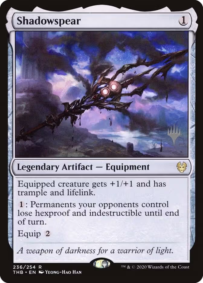 Shadowspear (236), Promo Pack: Theros Beyond Death — Magic card price