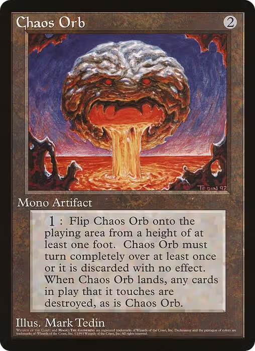 Chaos Orb (InQuest Magazine), Oversize Cards — Magic card price