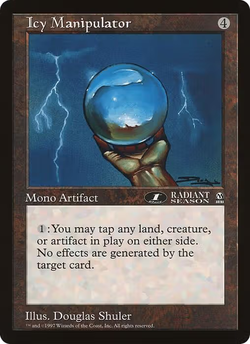 Icy Manipulator (1st Place) (Arena League), Oversize Cards — Magic card price