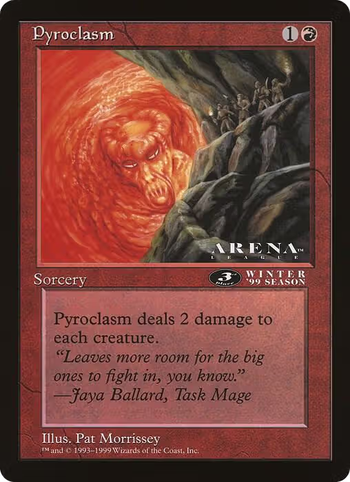 Pyroclasm (3rd Place) (Arena League), Oversize Cards — Magic card price