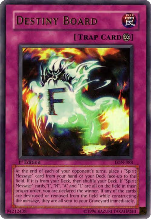 Destiny Board (LON-088), Labyrinth of Nightmare — Yu-Gi-Oh! card price