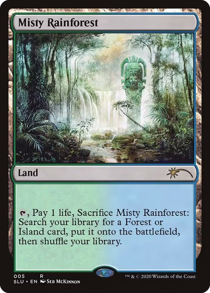 Misty Rainforest (5), Secret Lair Series — Magic card price