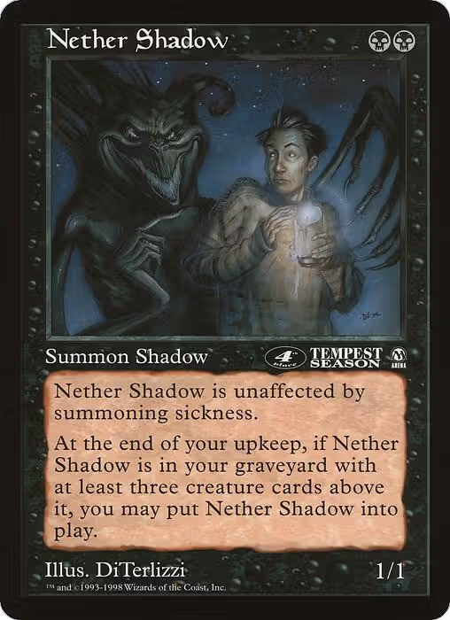 Nether Shadow (4th Place) (Arena League), Oversize Cards — Magic card price