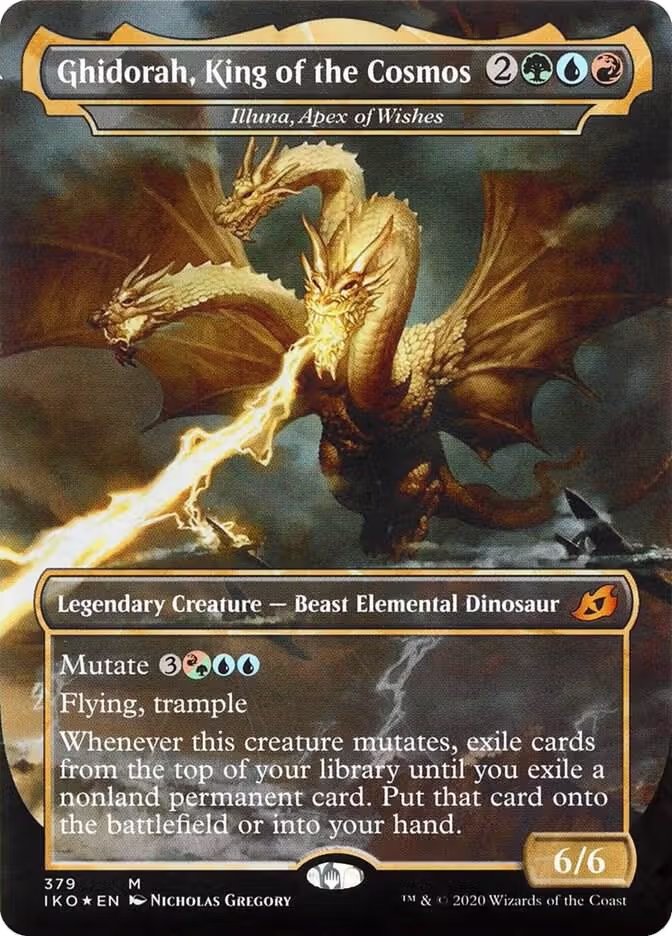 Ghidorah, King of the Cosmos - Illuna, Apex of Wishes (379), Ikoria: Lair of Behemoths — Magic card price
