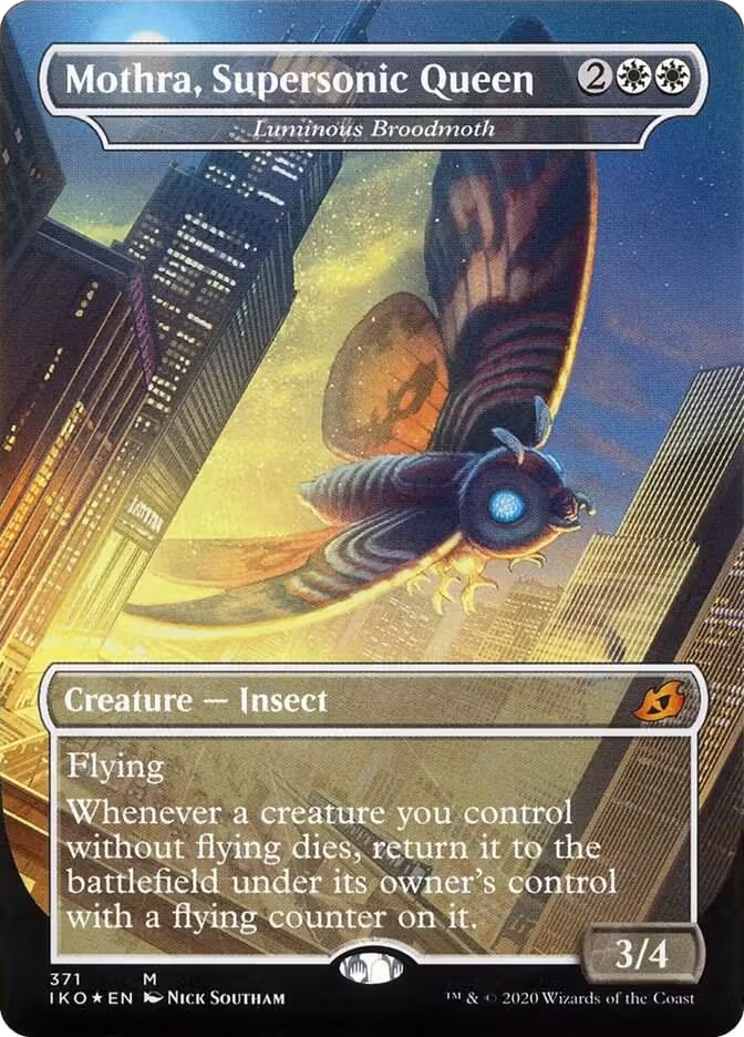 Mothra, Supersonic Queen - Luminous Broodmoth (371), Ikoria: Lair of Behemoths — Magic card price