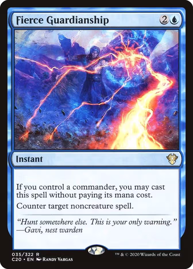 Fierce Guardianship (35), Commander 2020 — Magic card price