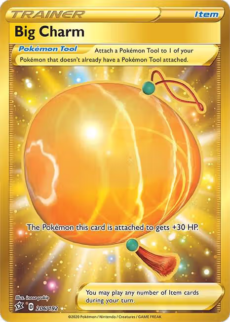 Big Charm (Secret) (206/192), Rebel Clash — Pokémon card price