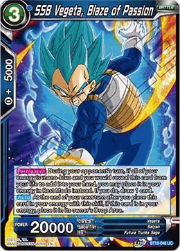 SSB Vegeta, Blaze of Passion (BT10-040), Rise of the Unison Warrior — DB Super card price