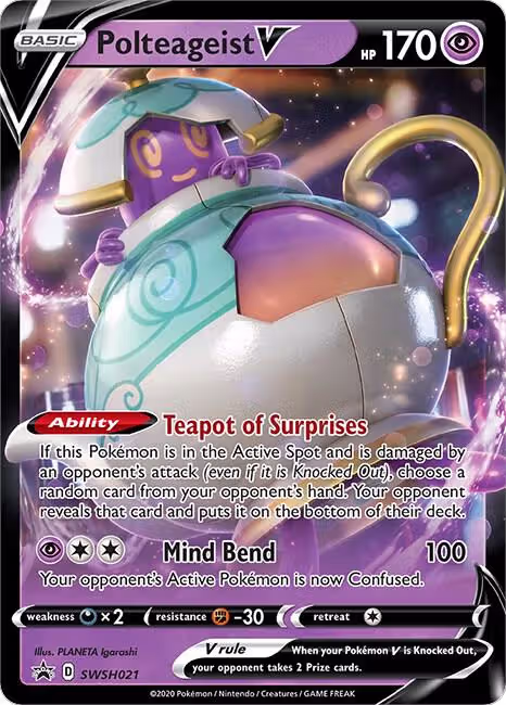 Polteageist V - SWSH021 (SWSH021), Sword & Shield Promo Cards — Pokémon card price