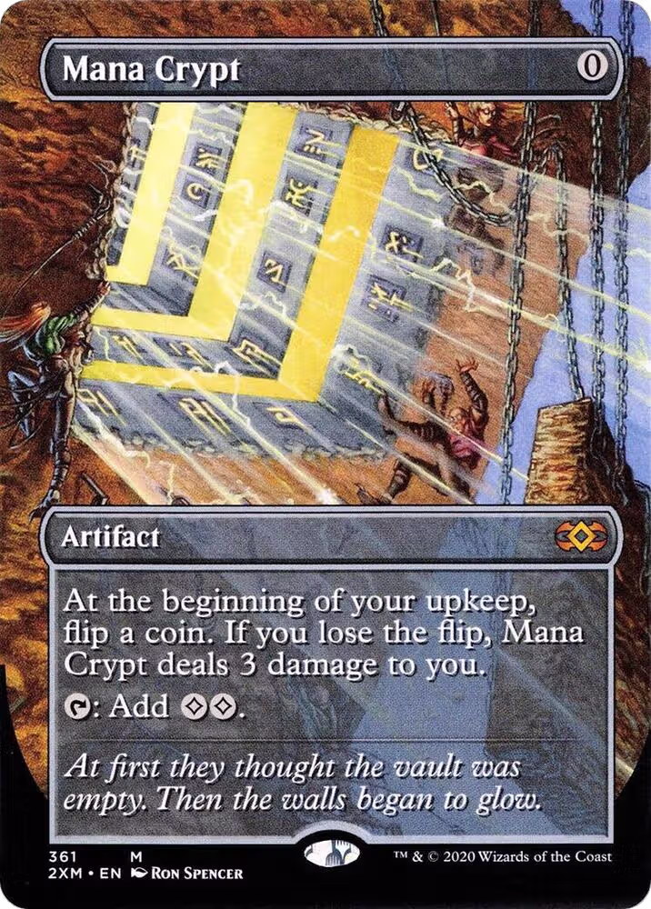 Mana Crypt (Borderless) (361), Double Masters — Magic card price