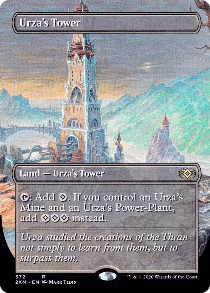 Urza's Tower (Borderless) (372), Double Masters — Magic card price