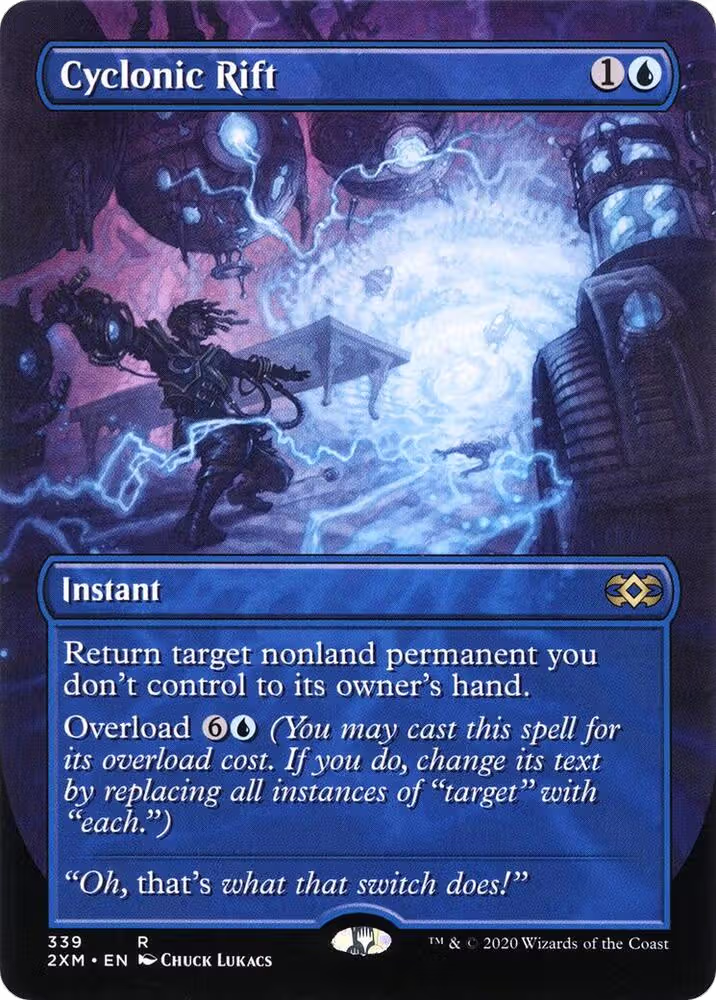 Cyclonic Rift (Borderless) (339), Double Masters — Magic card price